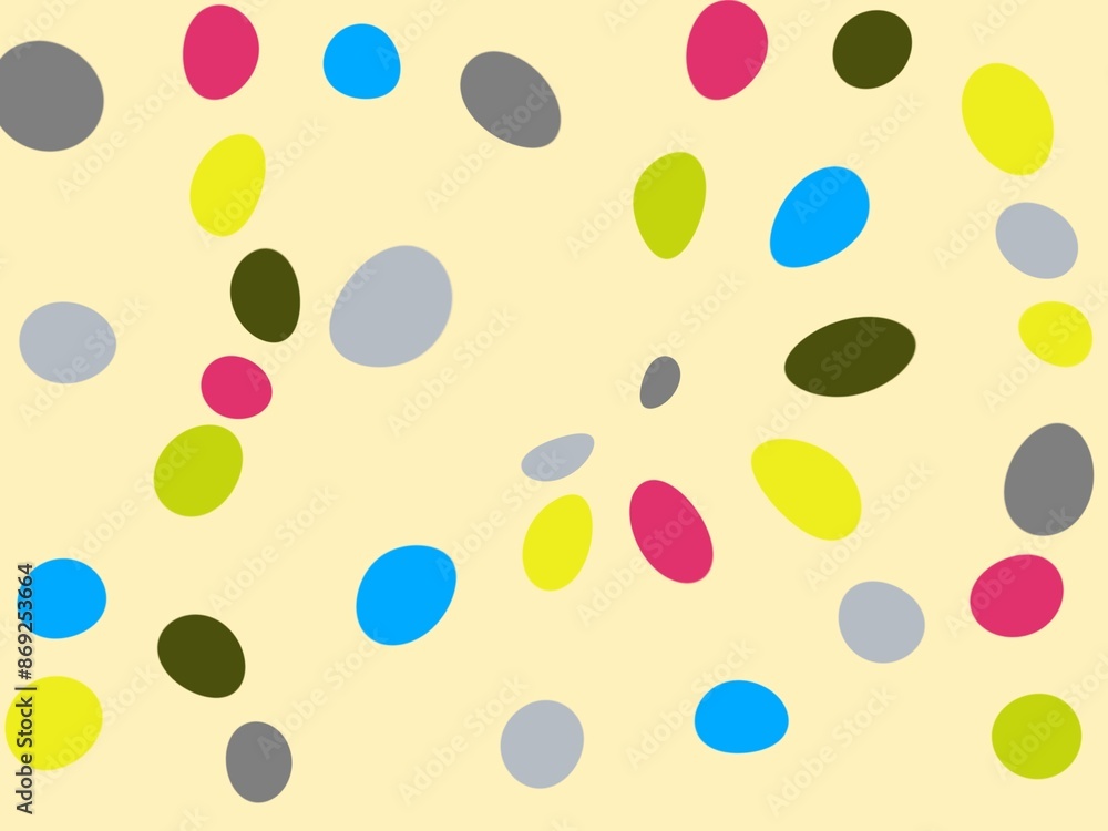 seamless pattern with easter eggs. colorful dots pattern background- colorful dot seamless pattern seamless pattern with easter eggs. colorful dots pattern background- colorful dot seamless pattern