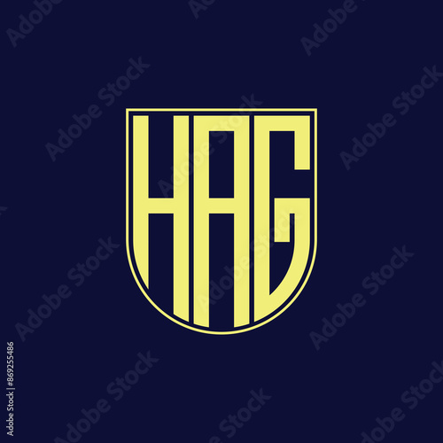 hag letter logo design