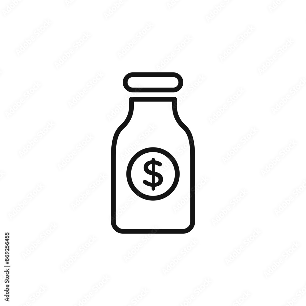 Business Remedy icon logo sign vector outline Business Remedy icon logo sign vector outline