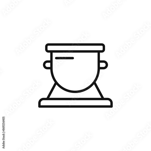 brazier icon logo sign vector outline