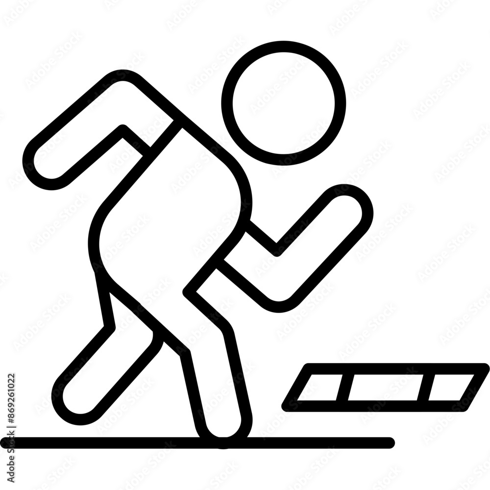 Trip Falling Icon Trip Falling Icon