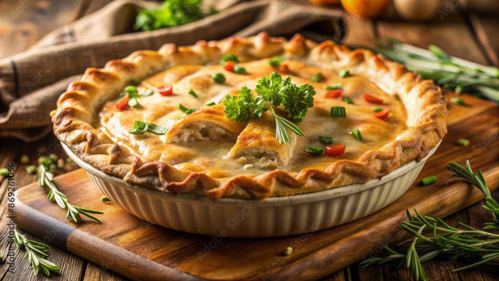 A Delicious And Hearty Chicken Pot Pie Is The Perfect Comfort Food For A Cold Winter Day. A Delicious And Hearty Chicken Pot Pie Is The Perfect Comfort Food For A Cold Winter Day.