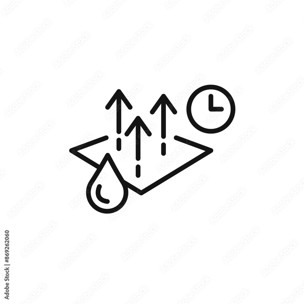 quick dry icon logo sign vector outline quick dry icon logo sign vector outline