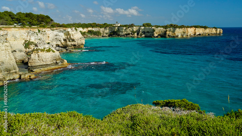 Baia Murrune presso Otranto,,Puglia,Italia photo