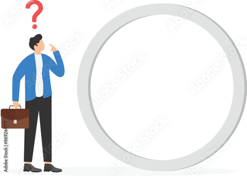 Making right or wrong business decisions, choosing an alternative or choosing yes or no, rational thinking to have confidence in a strategy, agony of choice, casting a vote, men near the tick icons.
