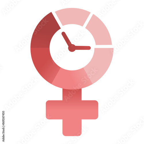 Gradient Menopause Symbol Icon Design