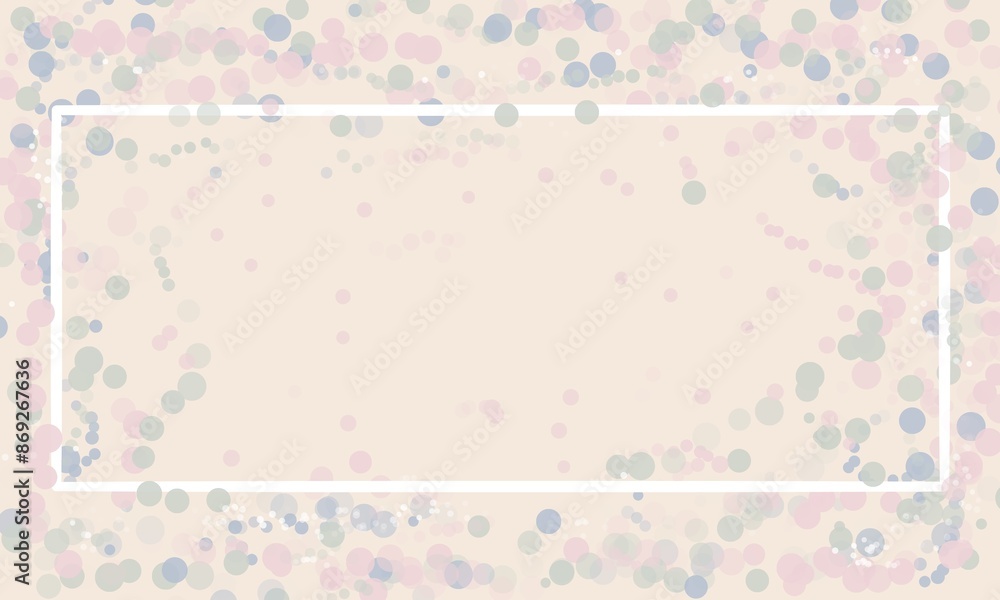 simple rectangle frame with the splashes dots pattern simple rectangle frame with the splashes dots pattern