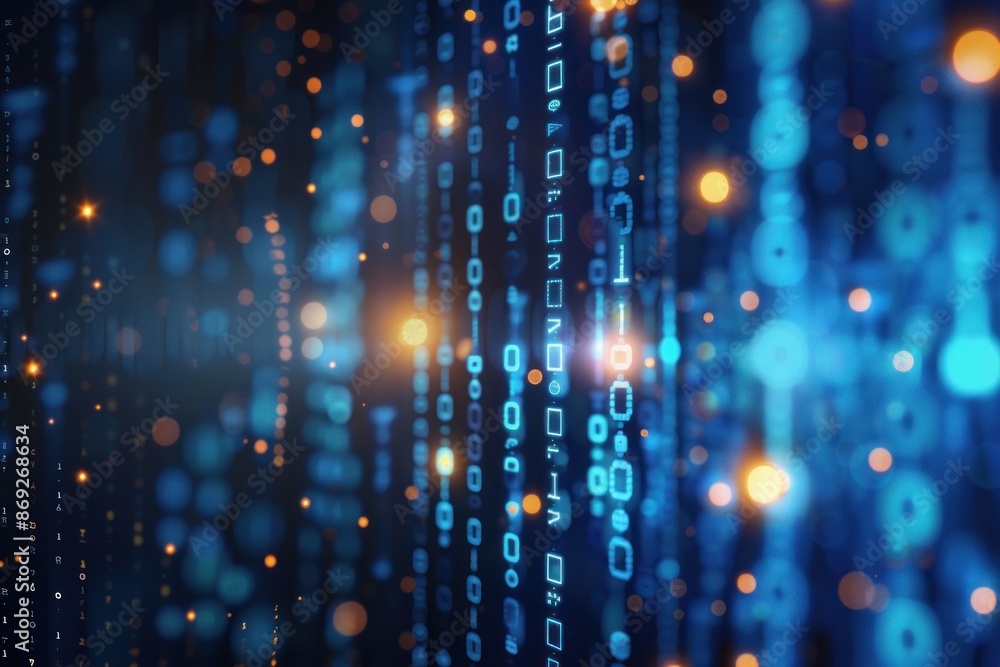 Background of digital binary code, program code, blurred abstract technological background of a software developer and computer script, business analytics, modern technologies. Background of digital binary code, program code, blurred abstract technological background of a software developer and computer script, business analytics, modern technologies.