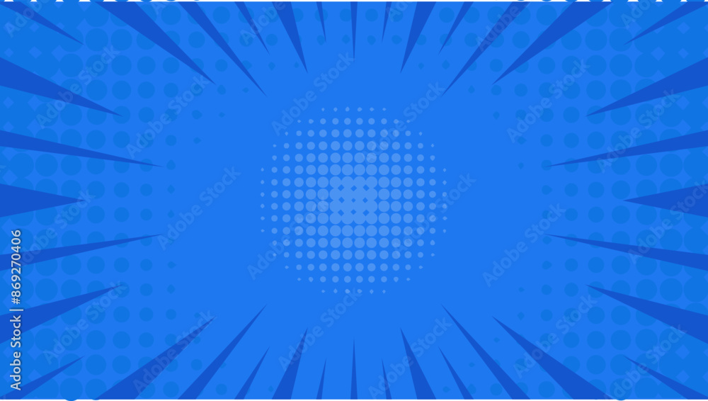 Naklejka premium Abstract Comic Background