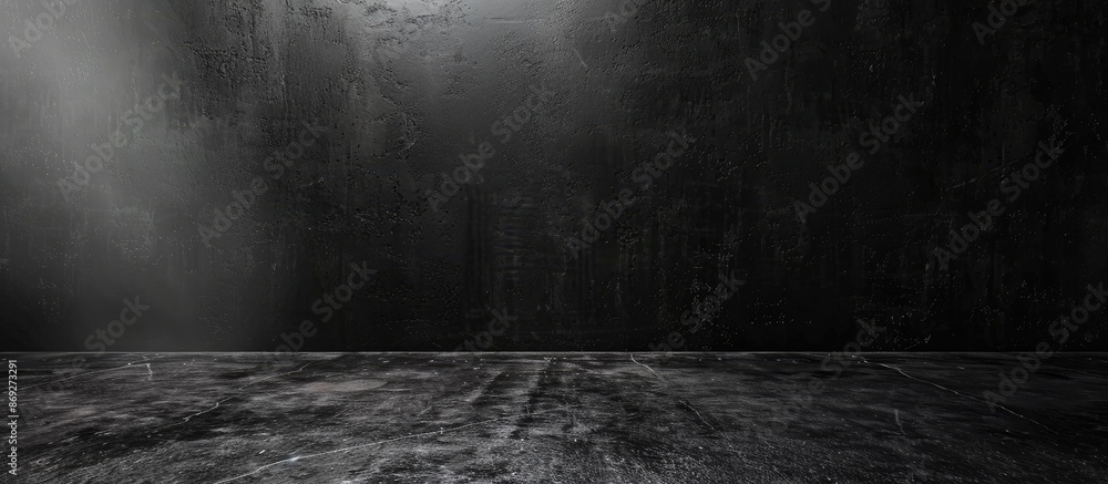 Dark empty studio room with abstract texture for product showcase spotlight. Dark empty studio room with abstract texture for product showcase spotlight.