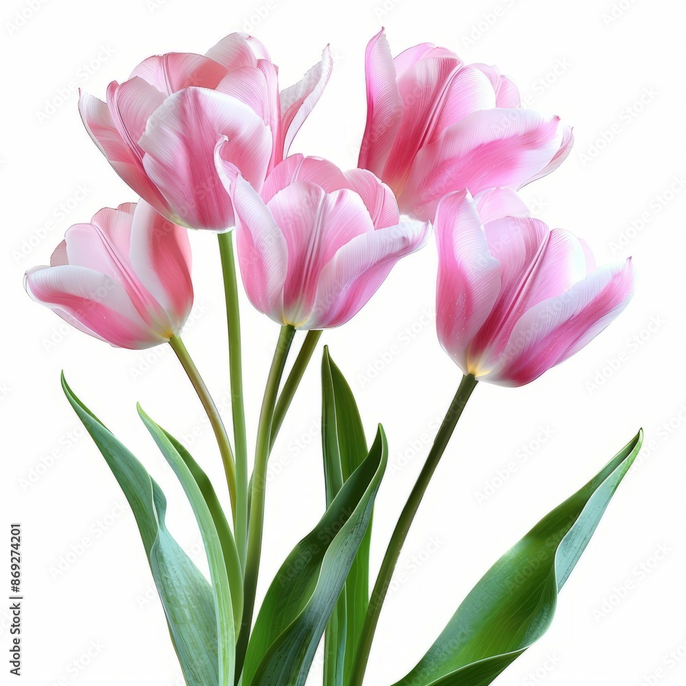 Pink Flowers Arranged in a Vase Pink Flowers Arranged in a Vase
