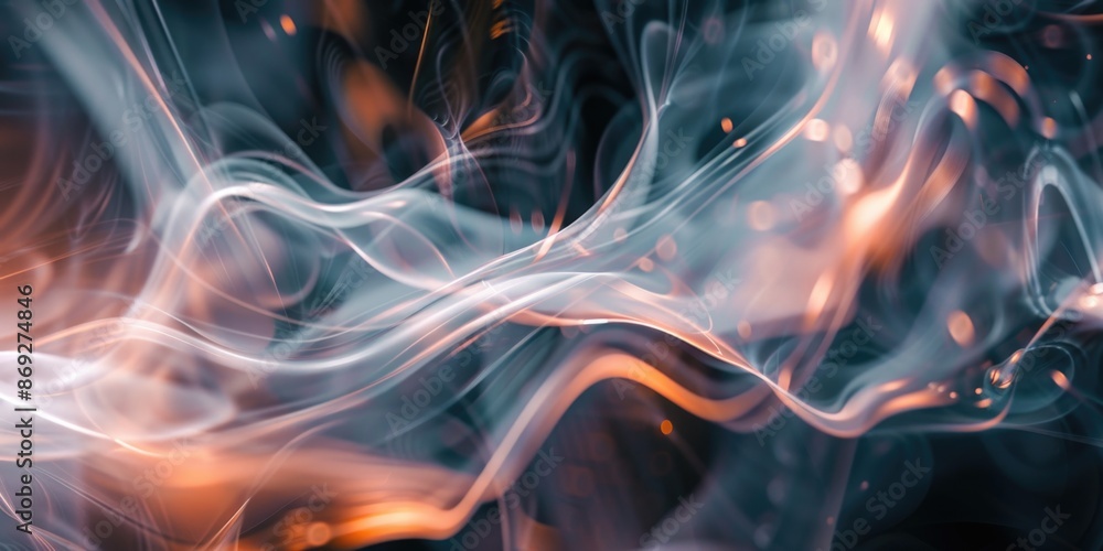 Fototapeta premium A burning fire with smoke emanating from it