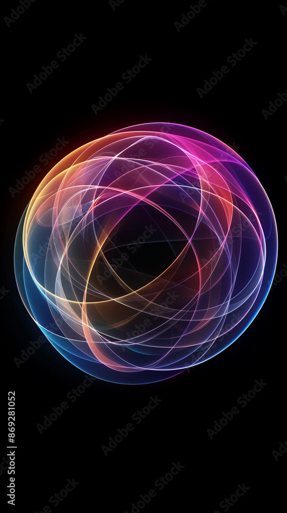 abstract background with The source of colored light abstract background with The source of colored light