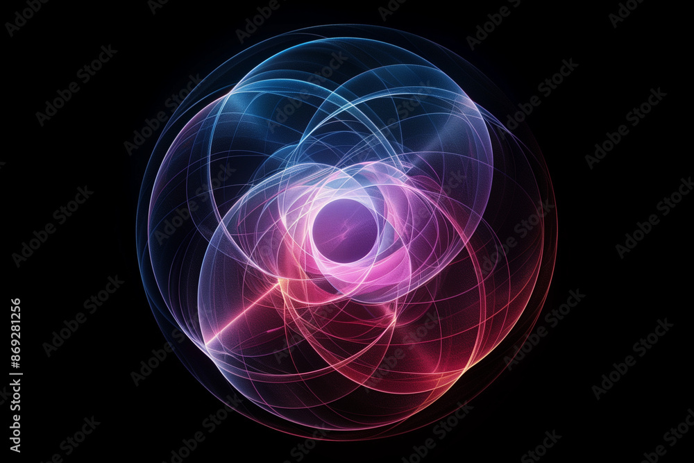 abstract background with The source of colored light abstract background with The source of colored light