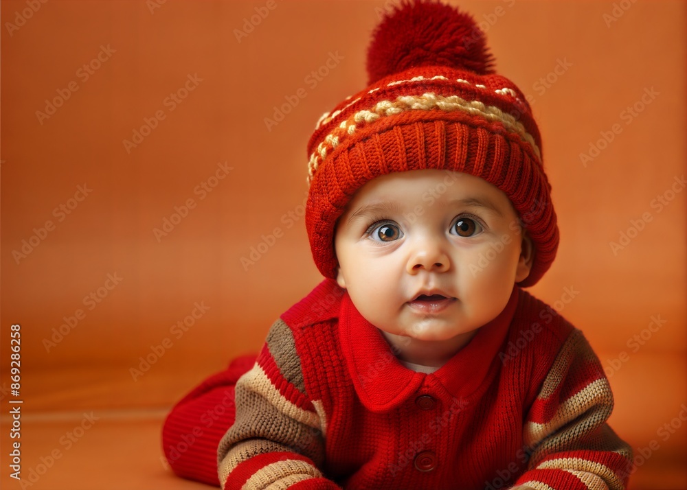 Portrait of a baby , little child Portrait of a baby , little child