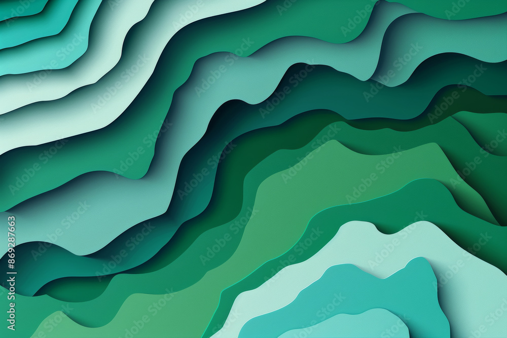 Abstract 3D Terrain Pattern with Blue Hues Abstract 3D Terrain Pattern with Blue Hues