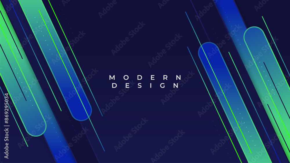 Abstract Background with Blue and Green Gradient Geometric Shapes. Vibrant Creative Banner or Cover Design Abstract Background with Blue and Green Gradient Geometric Shapes. Vibrant Creative Banner or Cover Design