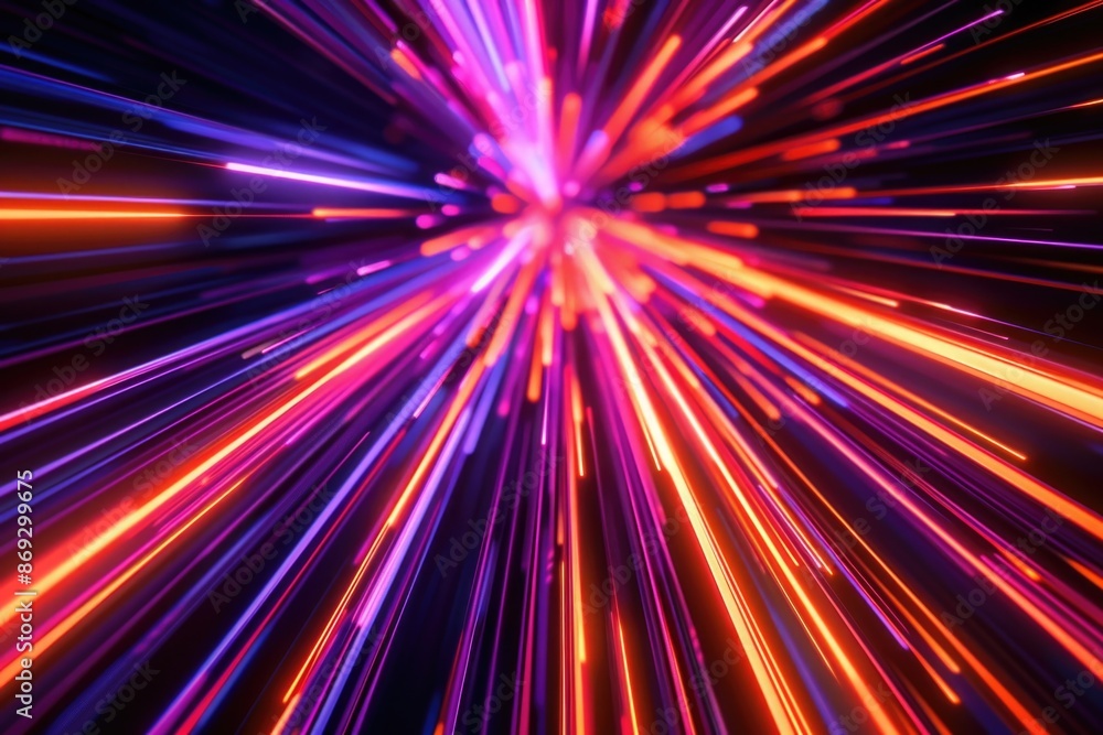 A vibrant and bright light burst captured in a close-up shot A vibrant and bright light burst captured in a close-up shot