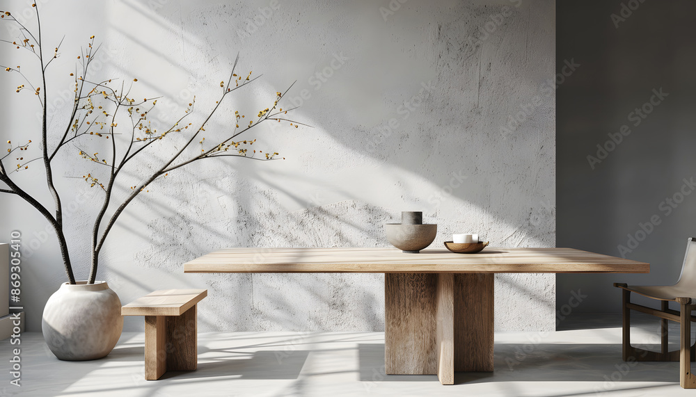 Obraz premium table mockup