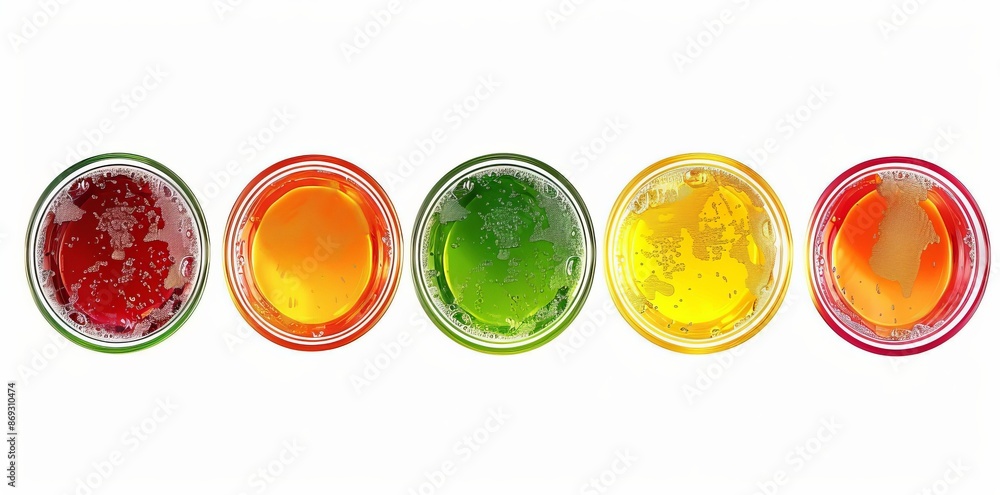 Glasses with soda drinks menu isolated on background, including mocktails or cocktails for refreshment. Glasses with soda drinks menu isolated on background, including mocktails or cocktails for refreshment.