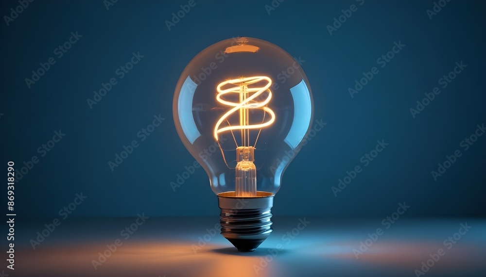 close up isolated orange hanging light bulb on a plain background close up isolated orange hanging light bulb on a plain background