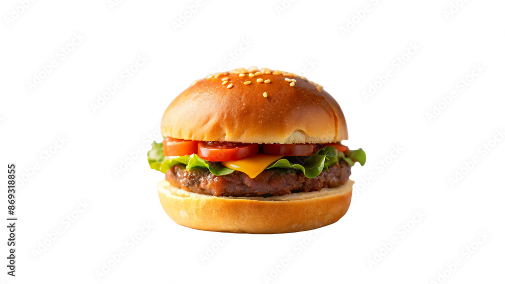 hamburger isolated on white hamburger isolated on white