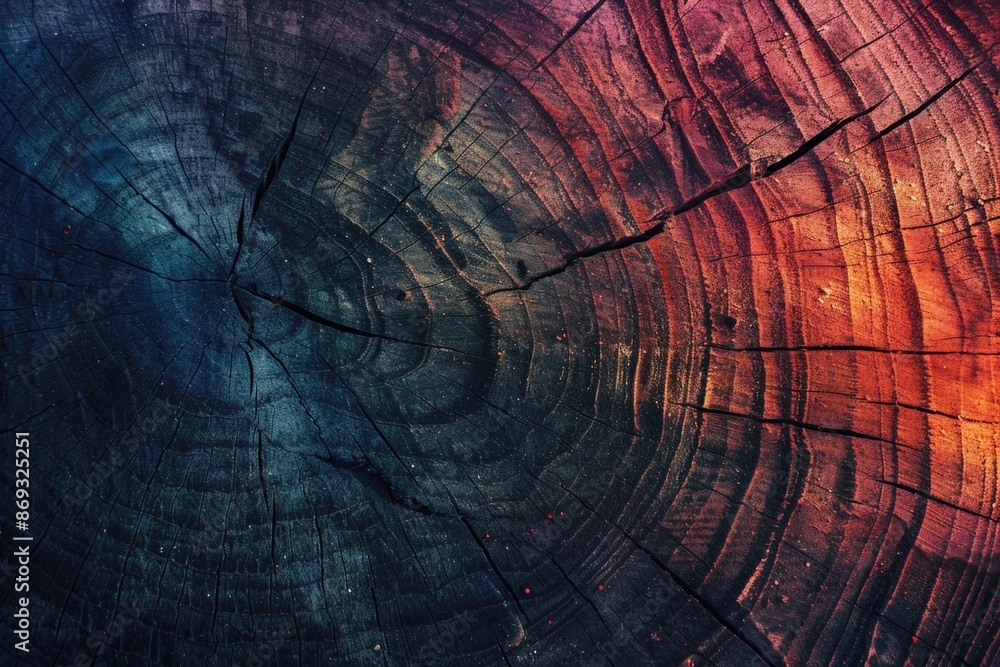 Fototapeta premium Close-up view of a wooden plank surface