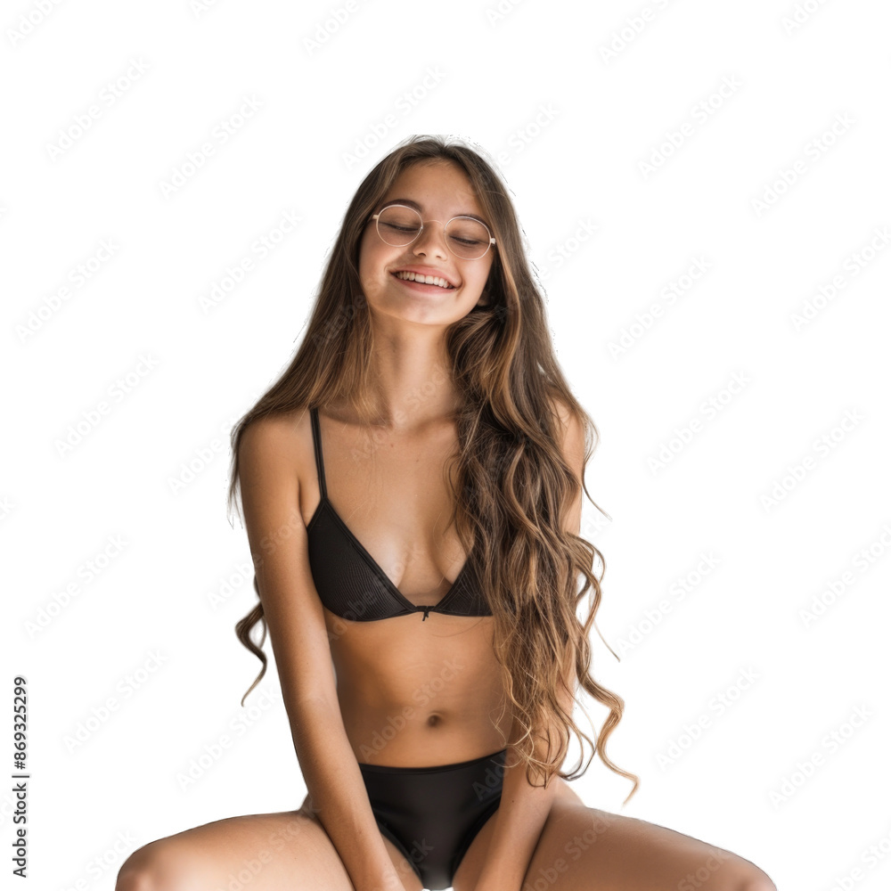 Beautiful woman in bikini. Transparent background or PNG file. Beautiful woman in bikini. Transparent background or PNG file.