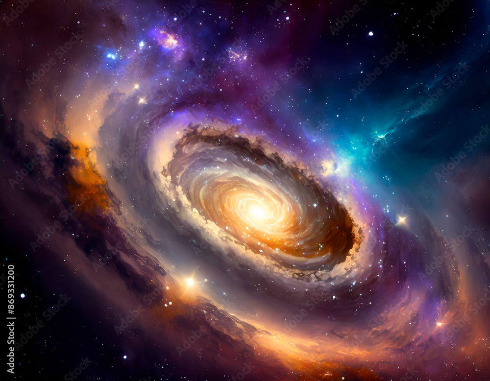 Space background with planets, stars, galaxy Space background with planets, stars, galaxy