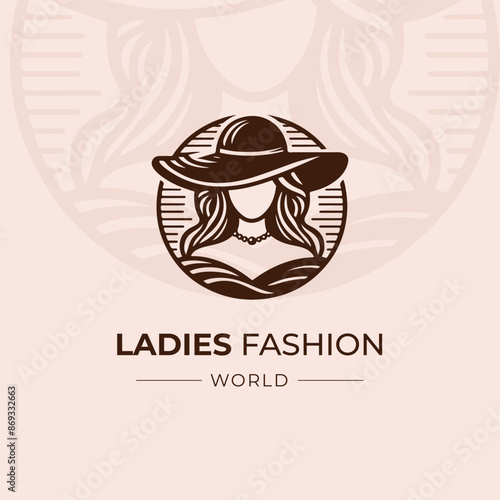 ladies fashion world logo design