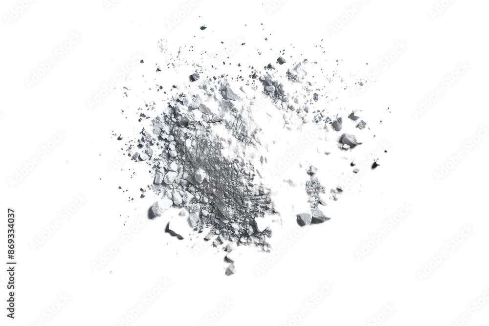 Puff of Baby Powder Isolated on Transparent Background Puff of Baby Powder Isolated on Transparent Background