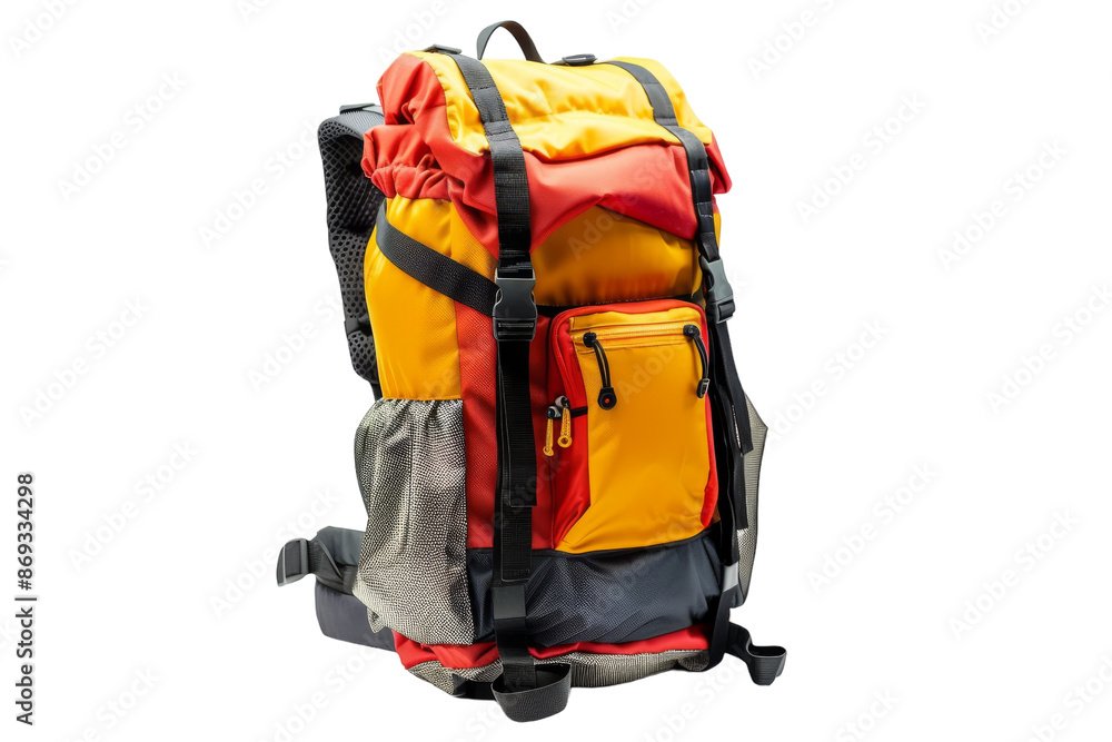 Stylish Backpack Isolated on Transparent Background Stylish Backpack Isolated on Transparent Background