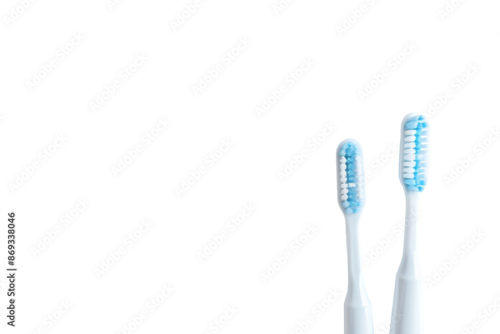 Modern Electric Toothbrush in White Isolated on Transparent Background Modern Electric Toothbrush in White Isolated on Transparent Background