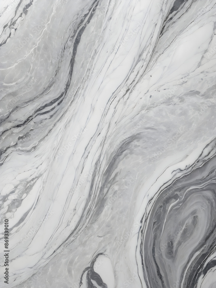 Fototapeta premium Marble background.White stone texture with gray shadow.Panoramic format.