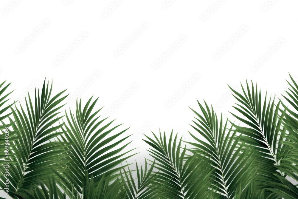 Fototapeta premium Palm leaves backgrounds vegetation outdoors.