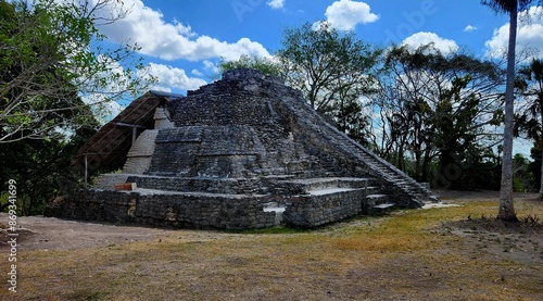 chacchoben mayan ruins in Costa Maya Mexico photo