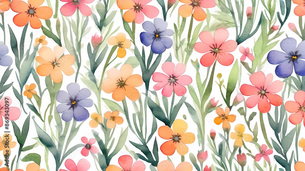 little flowers watercolor little flowers watercolor