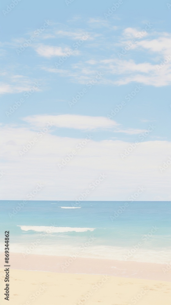 Fototapeta premium The beach outdoors horizon nature. 