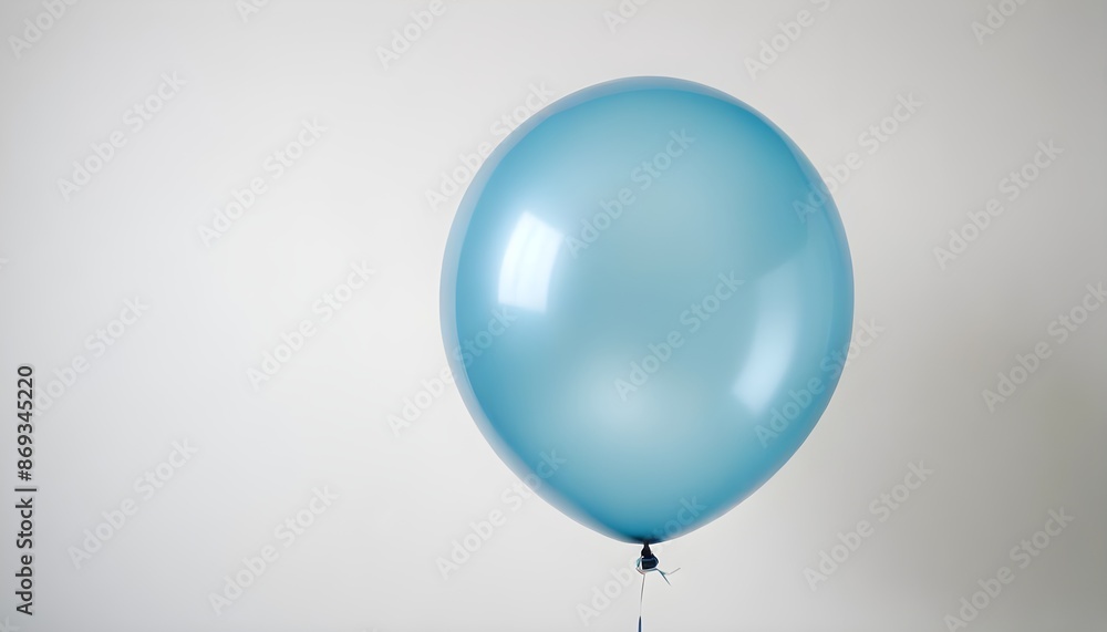 close up of an isolated bright blue balloon on a plain background close up of an isolated bright blue balloon on a plain background