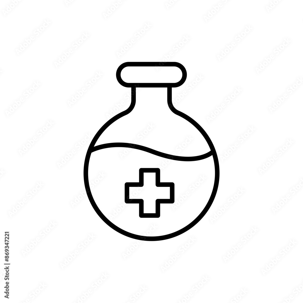 Potion outline icons, minimalist vector illustration ,simple transparent graphic element .Isolated on white background Potion outline icons, minimalist vector illustration ,simple transparent graphic element .Isolated on white background