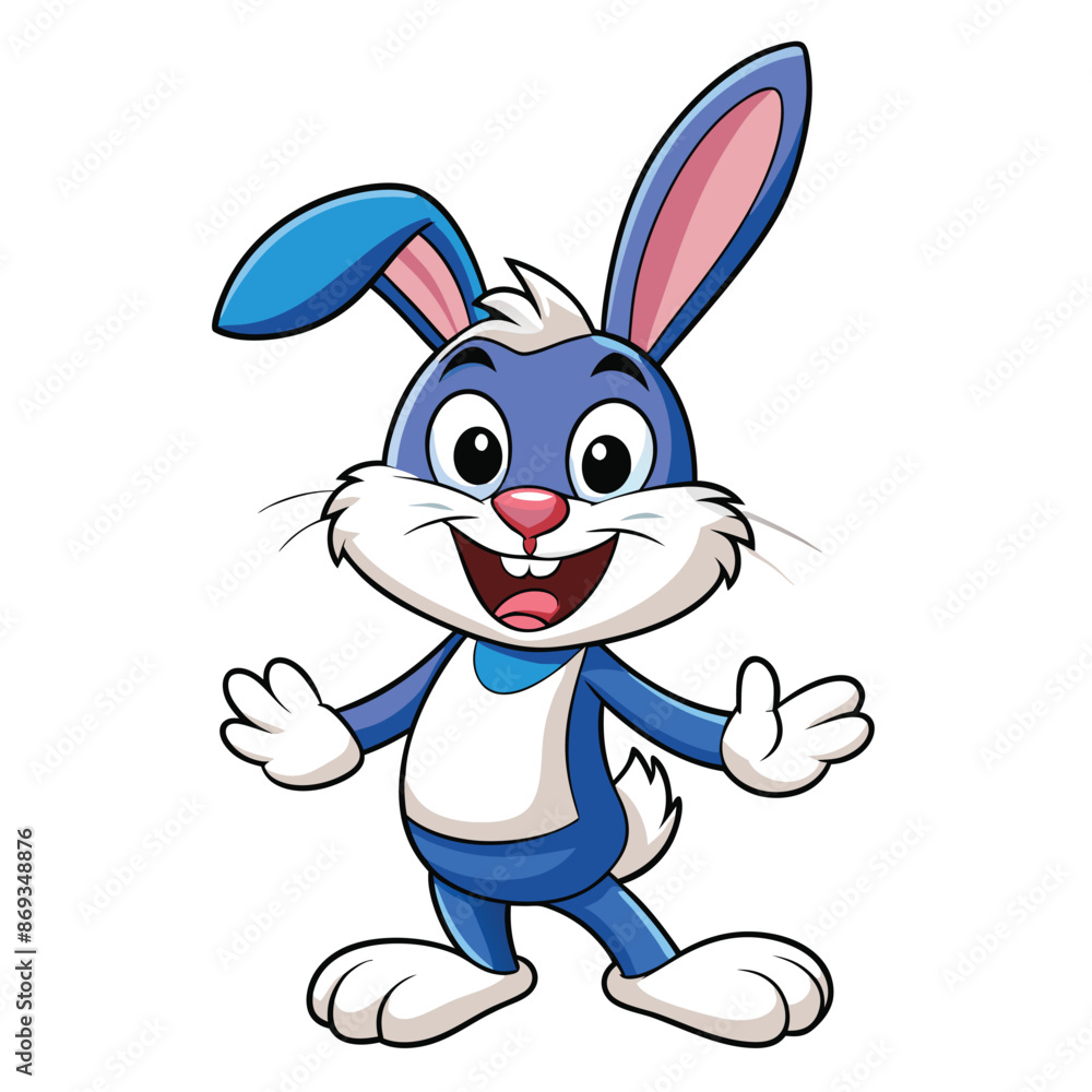 Obraz premium mascot funny bunny