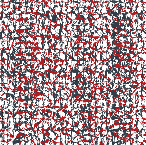 Adobe Illustrator Artwork with noisy background and red agressive layer.