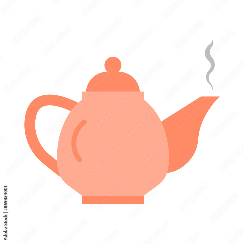 Teapot flat icon Teapot flat icon