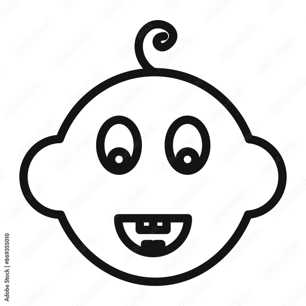 baby dental icon mark in filled style baby dental icon mark in filled style