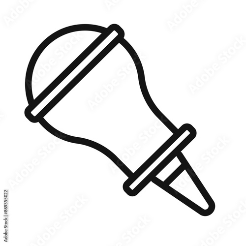 baby nasal aspirator icon mark in filled style