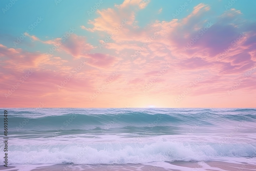 Fototapeta premium Ocean sky backgrounds outdoors. 