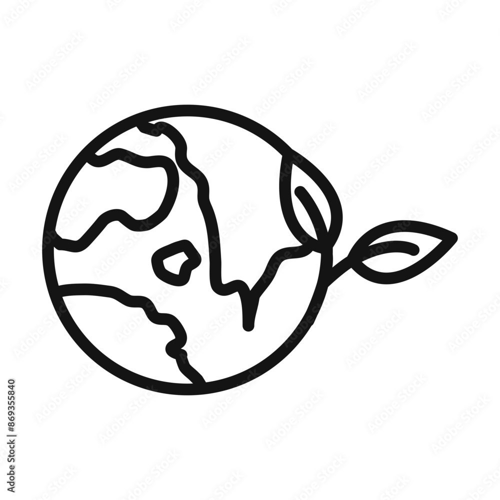 earth environment icon mark in filled style earth environment icon mark in filled style