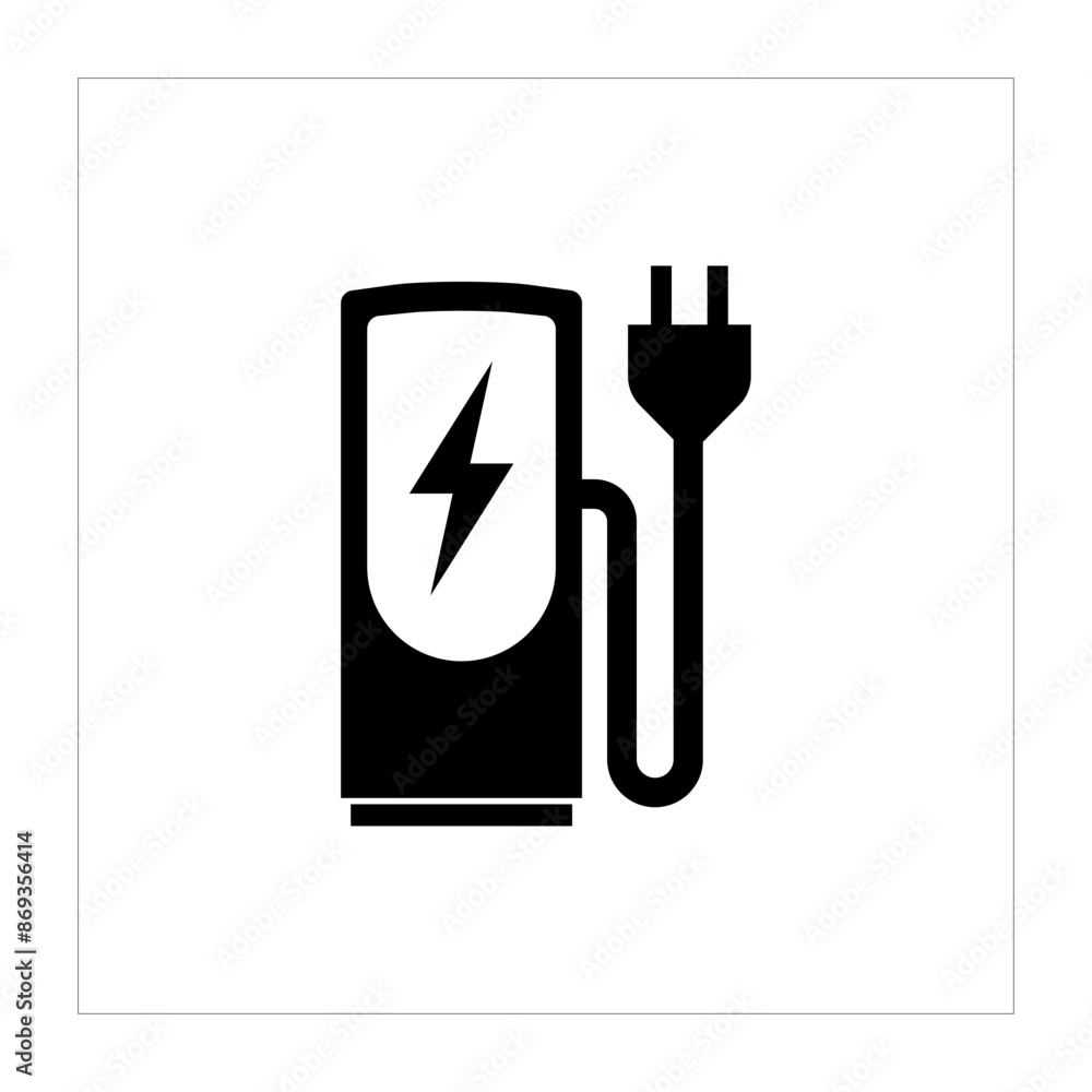 Electric Vehicle charging icon. Eco-Friendly car icon vector. EV car pictogram. EV car hybrid vehicles charging plug icon. Electric Vehicle charging icon. Eco-Friendly car icon vector. EV car pictogram. EV car hybrid vehicles charging plug icon.