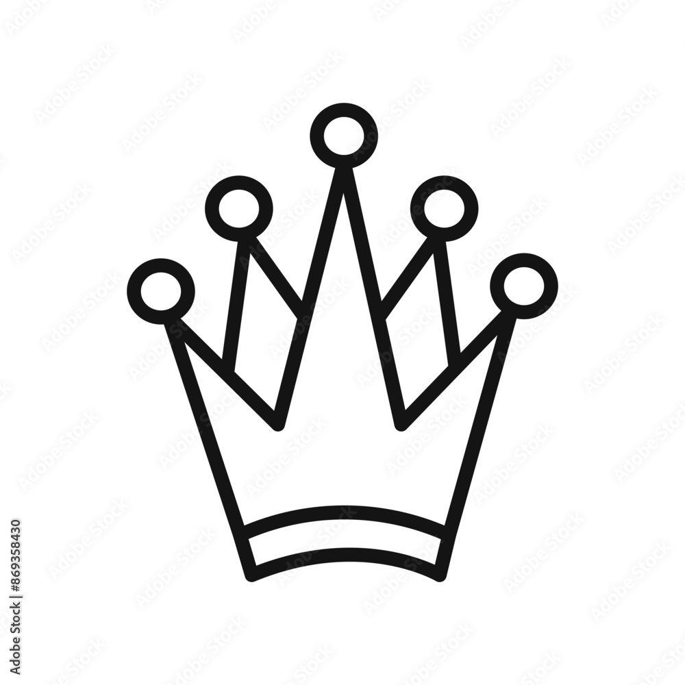 king crown icon mark in filled style king crown icon mark in filled style