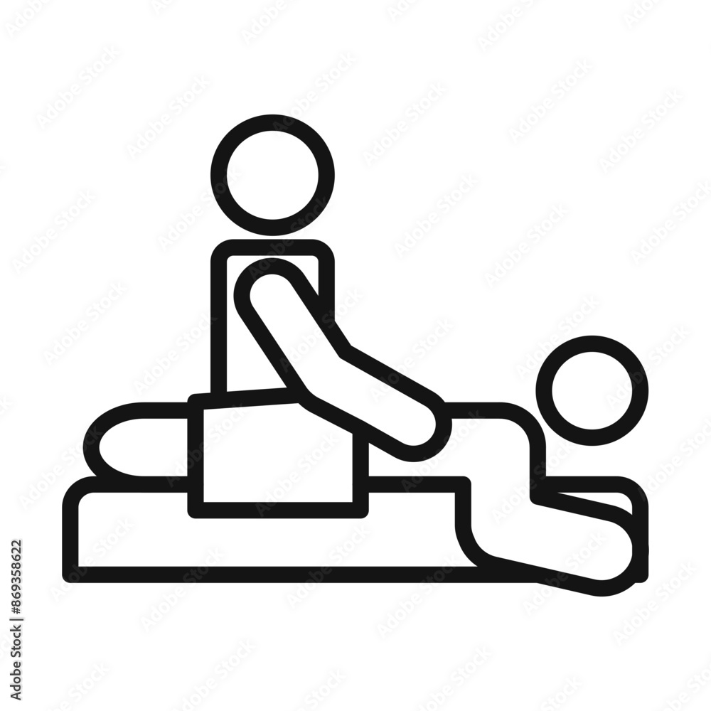 massage spa icon mark in filled style massage spa icon mark in filled style